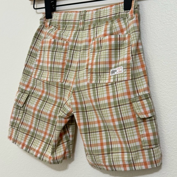 JANIE & JACK · TODDLER BOYS PLAID COTTON CHINO SHORTS - SIZE 4T - Picture 8 of 12